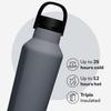 Corkcicle Sport Canteen - Keeps Drinks Cold 25 Hours - Stainless Steel Water Bottle - Triple-Insulated - Spill-Proof - Summer Drinkware Gift - Keeps Drinks Ice Cold - 20 oz - Hammerhead view 3