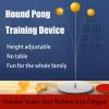 HURRISE Table Tennis Balls Paddles Set, Paddle Set with Balls, Table Tennis Trainer with Elastic Shaft Stainless Steel Base, 6 Self Training Balls 2 Paddles view 2