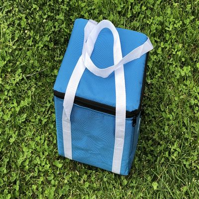 BuyBocceBalls New Listing - Premium Quality - Extra Heavy Duty Nylon Bocce Bag - Light Blue with White Handles