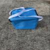 BuyBocceBalls New Listing - Premium Quality - Extra Heavy Duty Nylon Bocce Bag - Light Blue with White Handles view 3