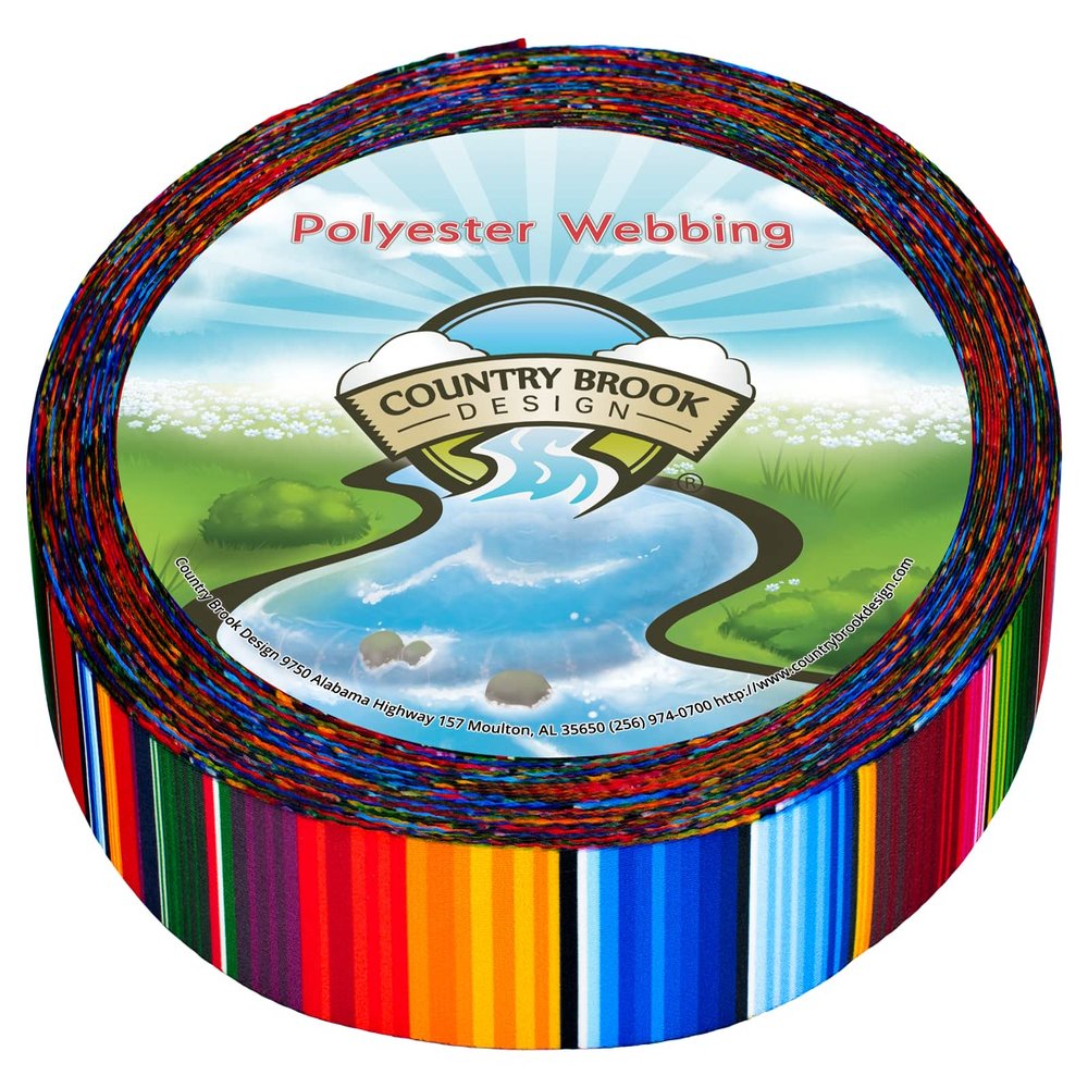 Country Brook Design - Serape Photo Quality Polyester (1 Inch, 50 Yards)