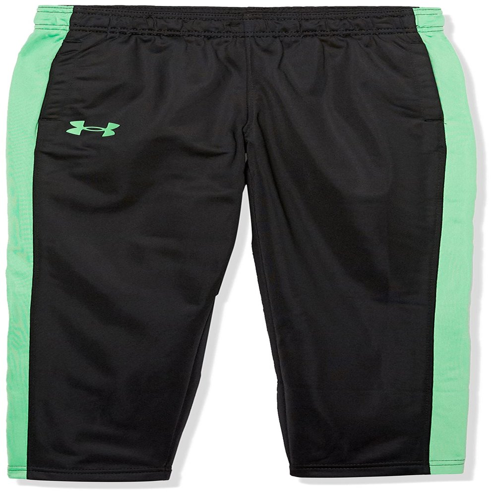 Under Armour UA Brawler Pant, Black/Extreme Green, 4