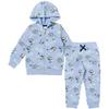 Bluey Big Boys Fleece Zip Up Hoodie Set Blue 8 view 1
