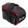 GIST Compact Bicycle Saddle Bag with Strap - Black/Red view 1