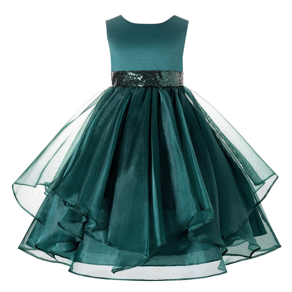 ekidsbridal Organza Flower Girl Dress Pageant Gown Special Occasion Dresses 012s 12