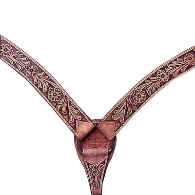 HILASON Western Horse Breast Collar American Leather | for Horses