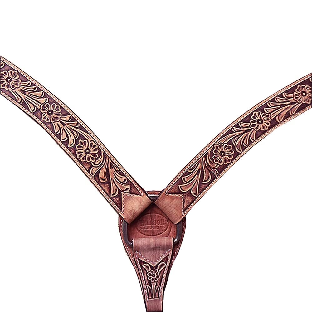 HILASON Western Horse Breast Collar American Leather | for Horses