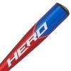 Axe Bat 2023 Hero (-11, 2-1/2") USABat Baseball Bat, 1-Piece Alloy, Red/Blue (28" / 17 oz.) view 4