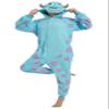 HvnTjvn Sulley Monster Inc Adult Onesie Animal Jumpsuit Unisex One-Piece Pajamas Cosplay Costume Sleepwear for Halloween christmas Women Men XL view 1