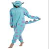 HvnTjvn Sulley Monster Inc Adult Onesie Animal Jumpsuit Unisex One-Piece Pajamas Cosplay Costume Sleepwear for Halloween christmas Women Men XL view 3