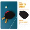 Gatuida Lightweight Racket Cover Pouch Storage Bag for Table Tennis Rackets Zippers view 2