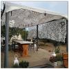 KGUDYS Filet de Camouflage,Neige Filet de Camouflage,Filet de Camouflage de Jardin,Peut tre utilis Comme pare-Soleil,Pour voitures,piscines,Restaurants,cltures,balcons,White-4x4m(13.1x13.1ft) view 4