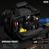 Savior Equipment Specialist Series Mini Range Bag Tactical Dual Pistol Handgun Revolver Bag Gun Carrying Case, X-Large Compartments w/Lockable Zippers, Deluxe Padded Shoulder Strap Included view 2