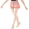 Phoeswan Dance Pants Shorts Ballet Ripstop Sauna Pants for Teen Girls Petite Women, Ballet Warm Up Pants Baggy Sport Sweat Pants for Dancing, Gym, Jogging, Pink Medium Short view 2