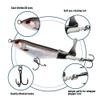 Proaovao 3pcs Saltwater Bass Fishing Lures, Plopper Fishing Bait Kit, Topwater Lures, Freshwater Spinnerbait Hard Swimbaits with Floating Rotating Tail (GZ11015-4.33" 0.53oz) view 4