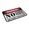 Door Mat Funny Outdoor Warning No Stupid People Beyond This Point Mat Fall Rugs for Front Door Kitchen Stuff ( Size : 65X90CM ) view 4