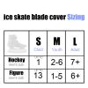 Hagsfire Skate Guards Hockey, Ice Skate Guards, Skate Guards for Figure Skating, Ice Skate Soakers Blade Covers for Kids Youth Adult, Ice Skating Accessories for Men Women Boys Girls (M, Blue) view 2