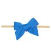 Copper Pearl Baby Bows: Stylish Headbands for Baby Girls, Premium Soft and Stretchy Baby Headbands, Perfect for Newborns, Trendy Designs - Blueberry view 1