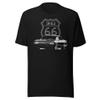 1966 Chevy Impala American Classic Car 66 Short-Sleeve Mens T-Shirt Black view 1