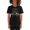 1966 Chevy Impala American Classic Car 66 Short-Sleeve Mens T-Shirt Black view 3