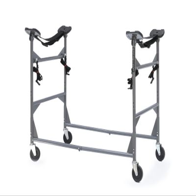 SPAREHAND Watercraft Rigging Rack - Lockable Caster Wheels Station Rack with 250 lbs. - Self-Adjusting Pads for Fishing Kayaks, Sups, Hybrid Boards, & Paddleboards - Suitable for Indoor & Outdoor