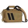 Savior Equipment Specialist Series Mini Range Bag Tactical Dual Pistol Handgun Revolver Bag Gun Carrying Case, X-Large Compartments w/Lockable Zippers, Deluxe Padded Shoulder Strap Included view 1