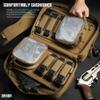 Savior Equipment Specialist Series Mini Range Bag Tactical Dual Pistol Handgun Revolver Bag Gun Carrying Case, X-Large Compartments w/Lockable Zippers, Deluxe Padded Shoulder Strap Included view 3
