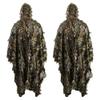 3D Hunting Gilly Suits Leafy Camo Clothes Ghillie Suits for Men Costume Hooded Poncho Uniforme Militar for Outdoor Woodland Forest Jungle Shooting-2PCS view 1
