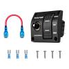 Briidea 3-Way Bilge Pump Switch Panel (Auto-Off-Manual) with LED Indicator, Control DC 12V/24V Bilge Pump, Built in 15A Circuit Breaker view 4