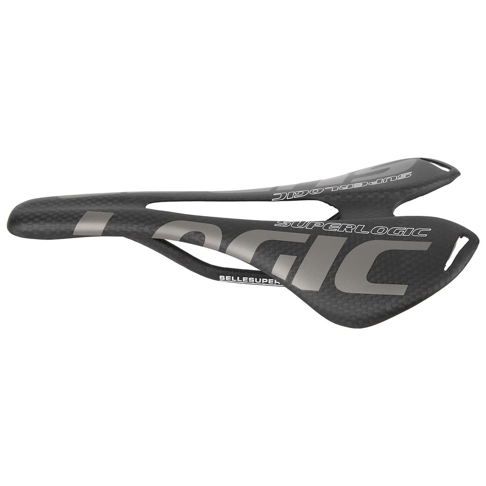 AUHX Full Carbon Fiber Saddle, Carbon Fiber Road Saddle Shockproof Lightweight Flexible for Cycling