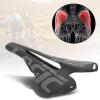 AUHX Full Carbon Fiber Saddle, Carbon Fiber Road Saddle Shockproof Lightweight Flexible for Cycling view 2