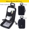 2pcs Compact Pocket Organizer Pouch Sets - Tactical Molle EDC Bags Medical Storage Pouch, Mini Size Belt Gear Organizer for Keychain Coin ID Card Holder Car Fob Waist Case Wallet Pack (Black-2pcs) view 4