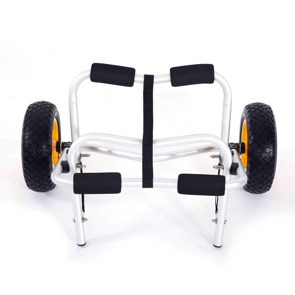Kcelarec Kayak Cart Canoe Dolly Fishing Kayak Accessories Carrier Foldable Paddle Board Trolley Boat Trailer Transport (Style 2)