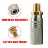 HMKUGO Paintball PCP 1/8" NPT Male Thread Coupler HPA CO2 Air Tank Refill Connector Quick Disconnect Quick Release Adapter Fitting view 3