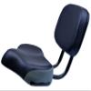 bike seat with backrest,oversized soft bike seats for comfortable,bicycle saddle seat with backrest extra wide,tricycle saddle replacement with back support.Exercise Bike Seat Replacement.(Black-Grey) view 1