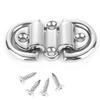 Atibin Hardware Steel Tie Down Ring Heavy Stainless Folding Pad Eye Marine Deck Folding Pad Eye Double Rings SUS316 view 1
