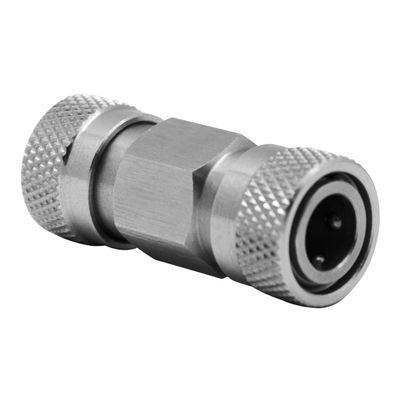 HMKUGO Paintball PCP Double 8mm Female Quick-Disconnect Coupling Adaptor Stainless Steel Coupler HPA CO2 Air Tank Refill Connector