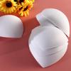 Abaodam Wireless Bra Inserts Pads 3 Pairs Removable Breathable Sponge Cushions for Sports Bras Swimwear Lightweight Comfortable Fit view 4