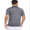 MAGCOMSEN Men's Polo Shirts Short Sleeve Athletic Performance Moisture Wicking Golf Fitted Business Casual Collared Shirts Dark Grey view 2