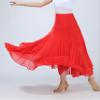 Honeystore Women's Latin Dance Skirts Swing Ballroom Party Waltz Dresses Costume 2606-Red view 2