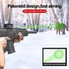 SOLOFISH SL-1039CL 500 Lumens Tactical Flashlight with Green Circle Dot Laser Sight for Pistol, Rechargeable Circle Beams for Guns/Shotgun W/a Rail view 3