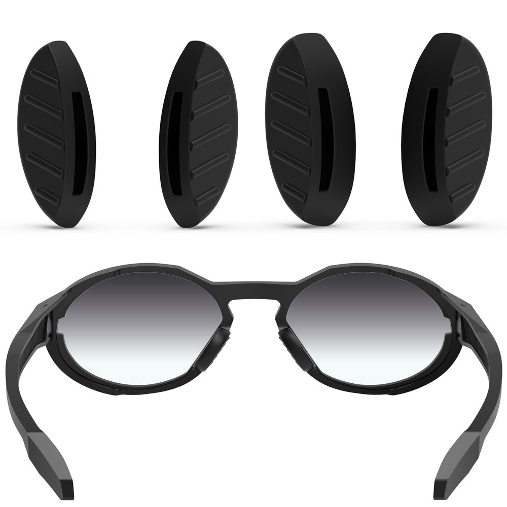 ToughAsNails Black Replacement Nose Pads Pieces for Oakley Forager OO9421 Sunglasses