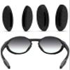 ToughAsNails Black Replacement Nose Pads Pieces for Oakley Forager OO9421 Sunglasses view 1