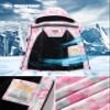 WULFUL Girl's Waterproof Ski Jacket Warm Fleece Hooded Winter Snow Coat view 3