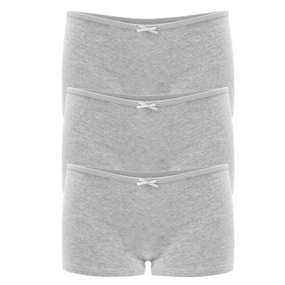 Allxwek Womens Underwear Cotton Boyshort Boxer Ladies Comfort Soft Boy Shorts Pack 3 3901 GE XL
