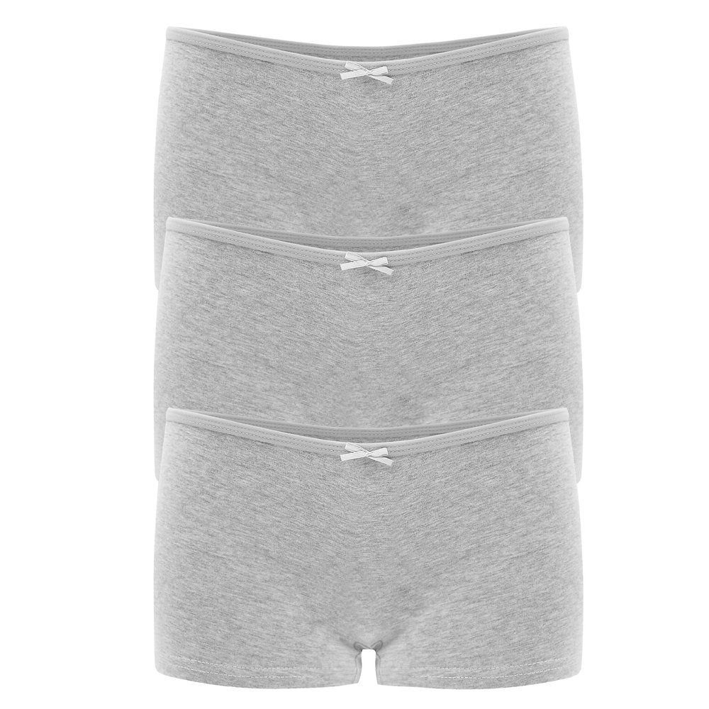 Allxwek Womens Underwear Cotton Boyshort Boxer Ladies Comfort Soft Boy Shorts Pack 3 3901 GE XL