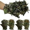 2Pair Camouflage Hunting Suits Accessories Leafy 3D Leaf Camo Gloves Ghillie Suit Outdoor Anti-Slip Sports Hunting Gloves for Men view 1