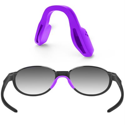 ToughAsNails Standard Fit Purple Replacement Nose Pads Pieces for Oakley Low Key OO9433 54mm Sunglasses