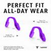 ToughAsNails Standard Fit Purple Replacement Nose Pads Pieces for Oakley Low Key OO9433 54mm Sunglasses view 2