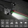 LIGHTWIN Red & Green Laser Beams 600 Lumens Rechargeable Combo for Pistols, Strobe Steady Light for Picatinny Rail view 2